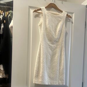 Elegant White Lace Dress